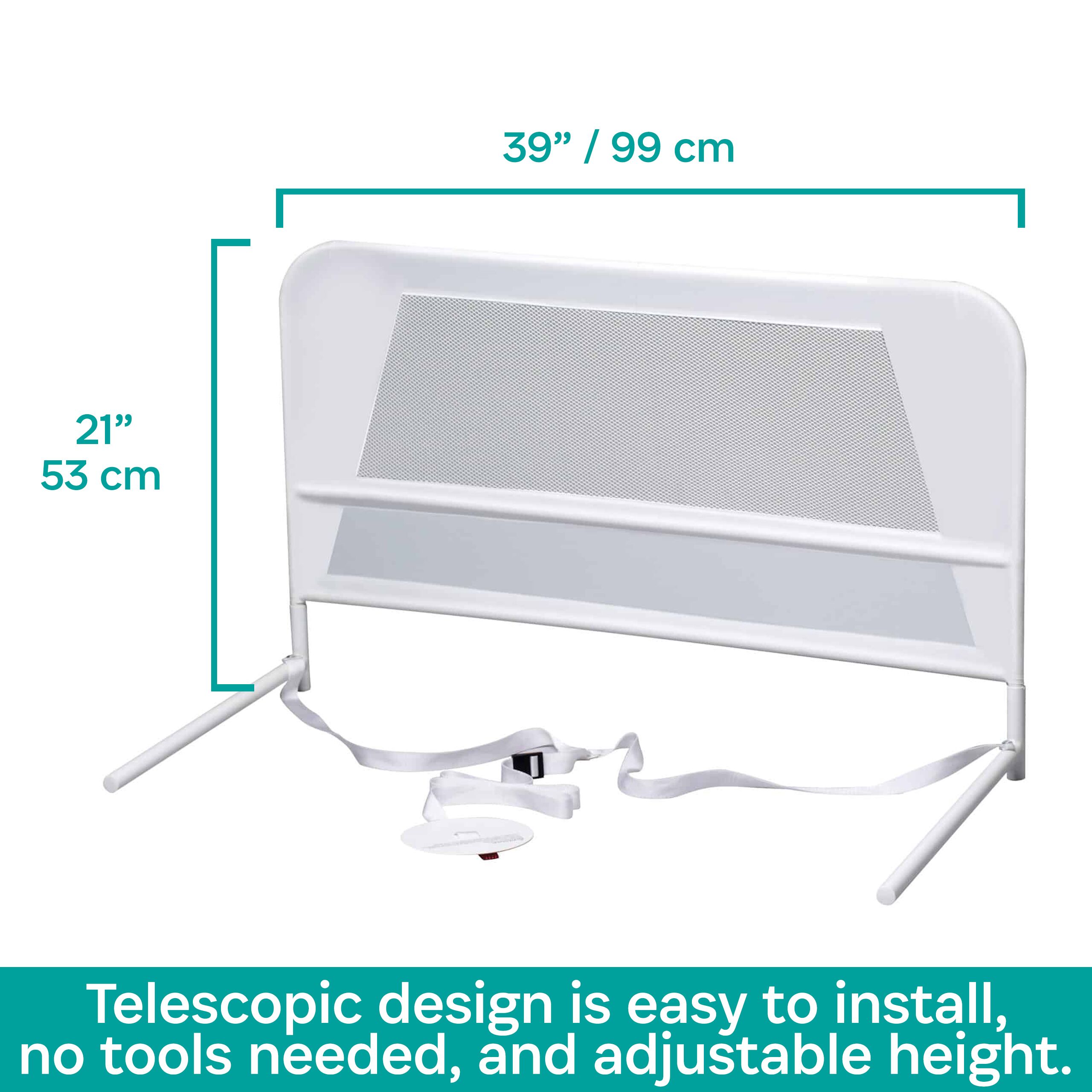 Children's Mesh Bed Rail Telescopic Double Pack - Image 4