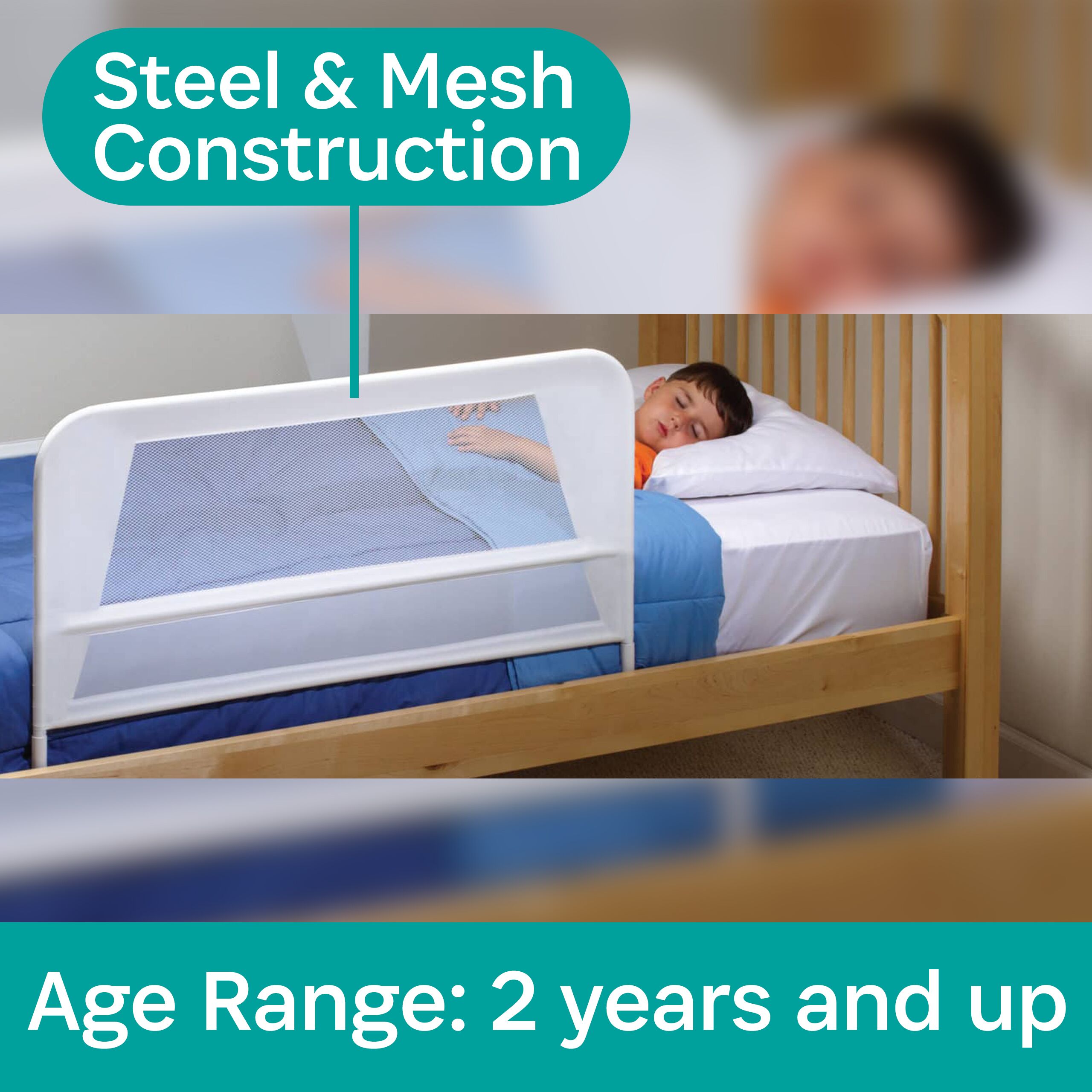 Children's Mesh Bed Rail Telescopic Double Pack - Image 6