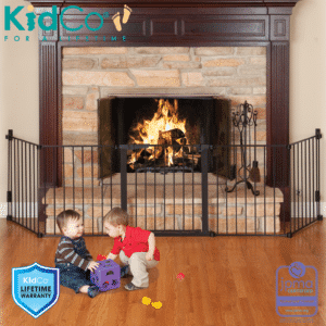Childproof Fireplace Screen Baby Gate To Block Fireplace Child Proof Fireplace Screen Fireplace Child Protector Misopily Flat Panel  Fireplace Screen Spark Guard Wrought Iron