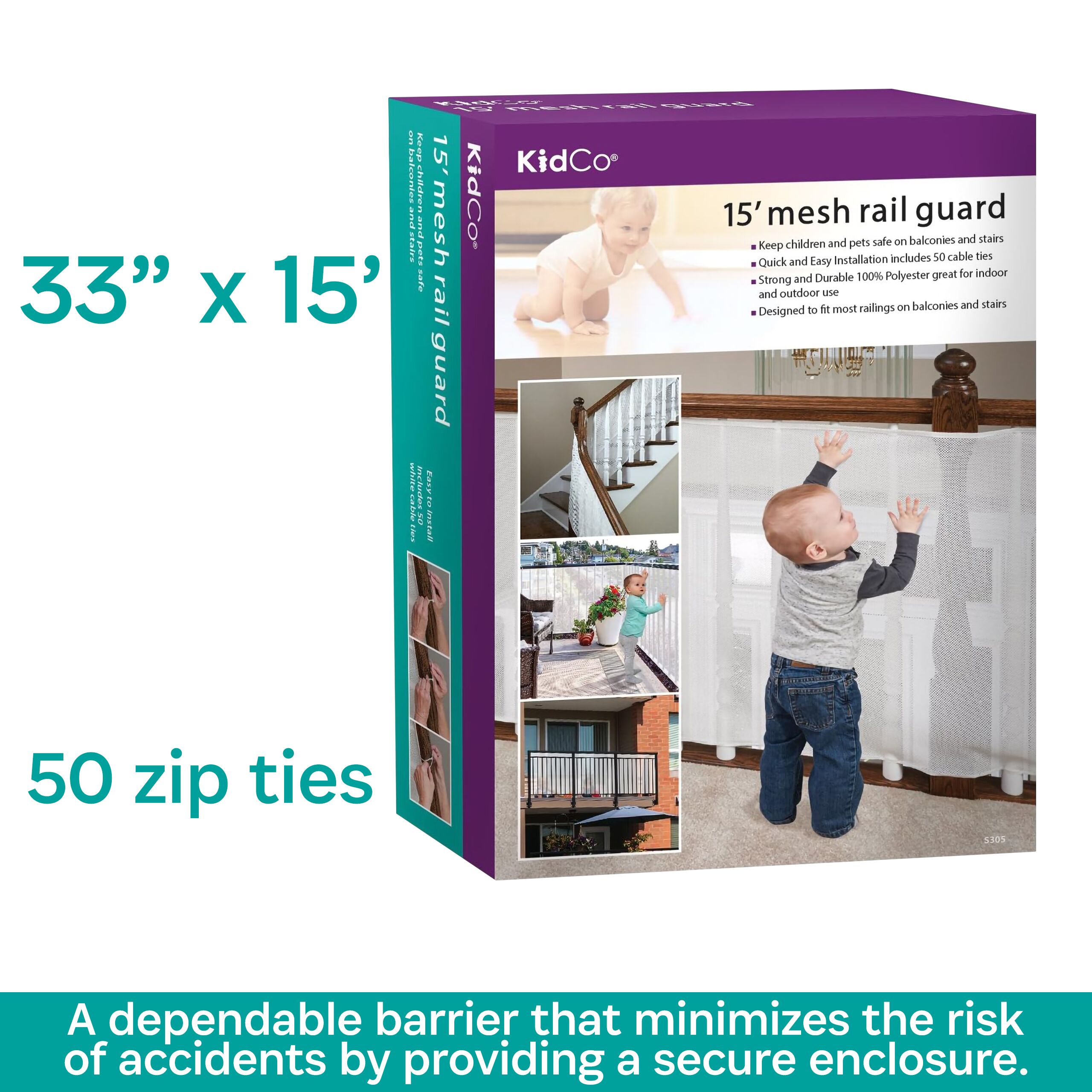 15' Mesh Rail Guard - Image 5