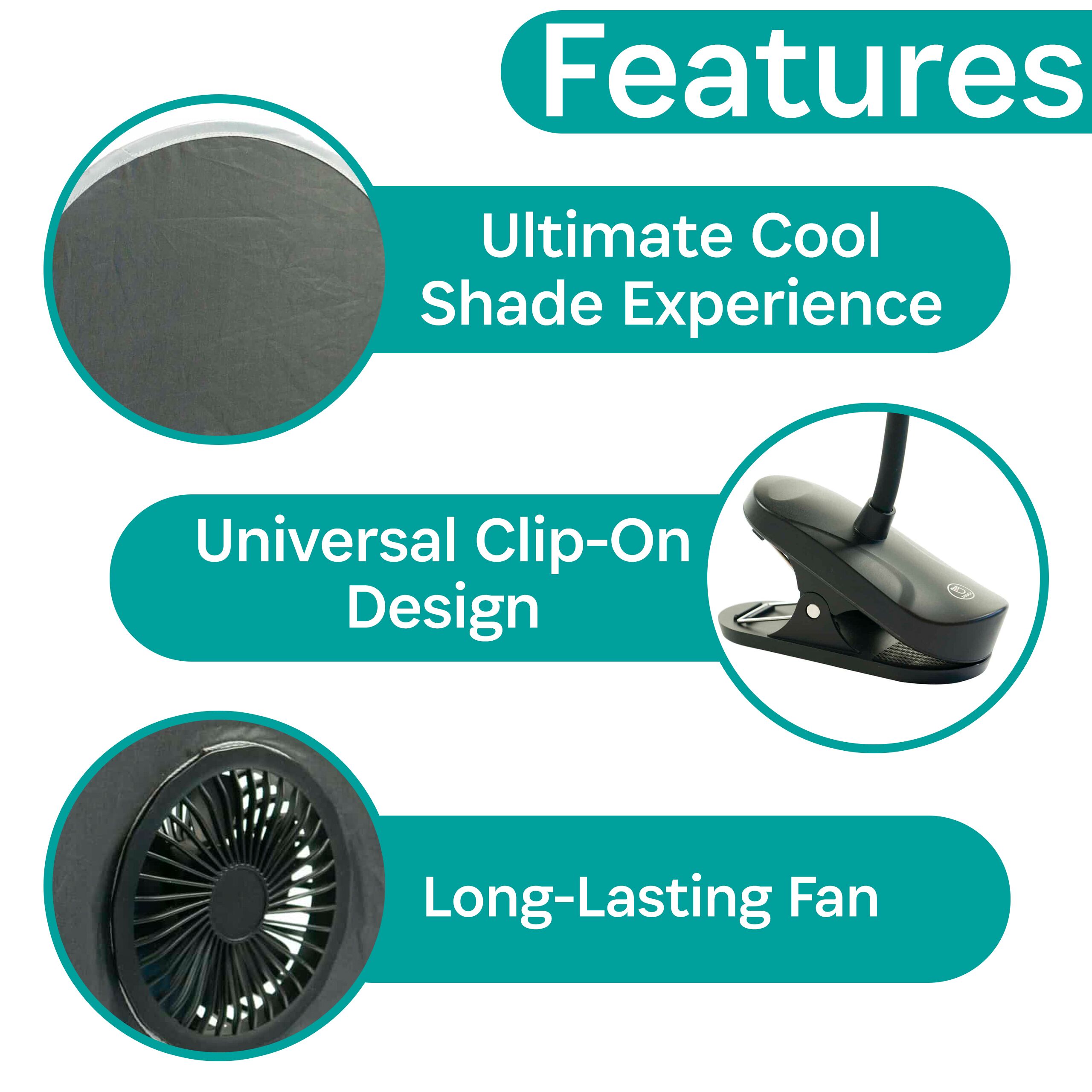 Coolshade Sunshade + Fan - Image 5