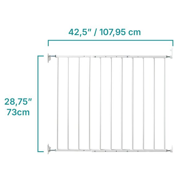 Quick Install Safeway® Top of Stair Baby Safety Gate - Image 2